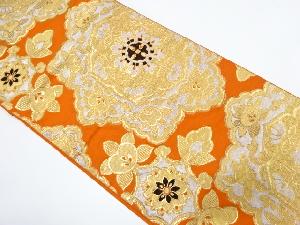 アンティーク　華紋織り出し袋帯（着用可）